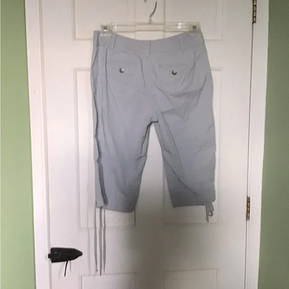Light Blue Women's Capris - Picture 2 of 6